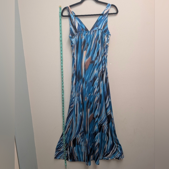 PAPILLONMarble Print Grecian Maxi Dress - Picture 5 of 7